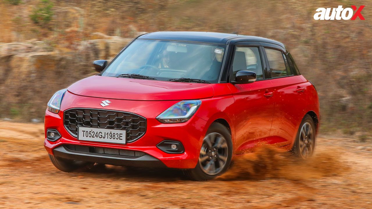 Maruti Suzuki Swift Left Side and Front View