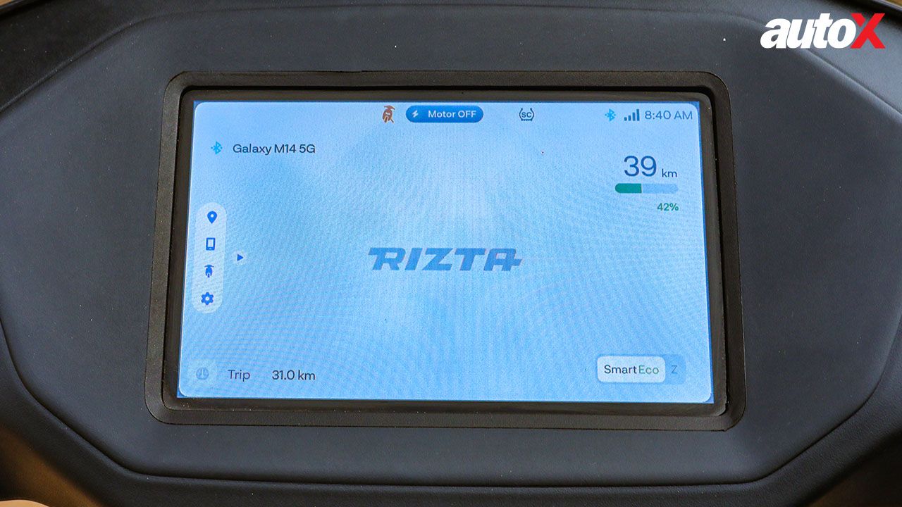 Ather Rizta TFT Touchscreen Instrument Cluster