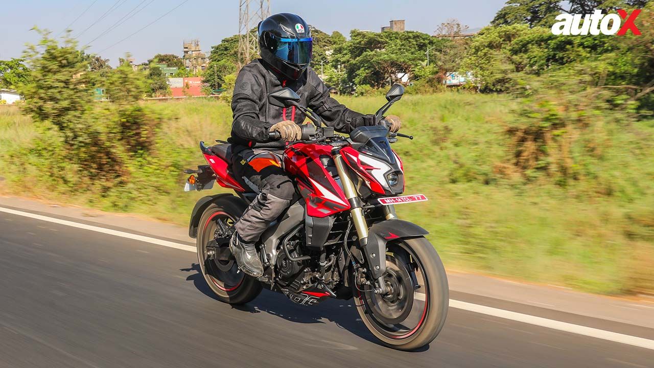 Bajaj Pulsar NS400Z Right Front Three Quarter