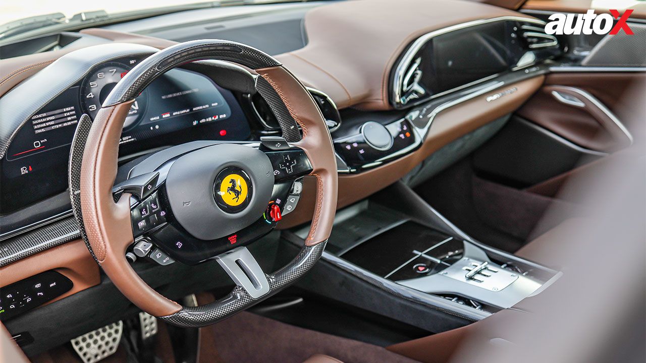 Review of Ferrari Purosangue Steering Console And Instrumentation