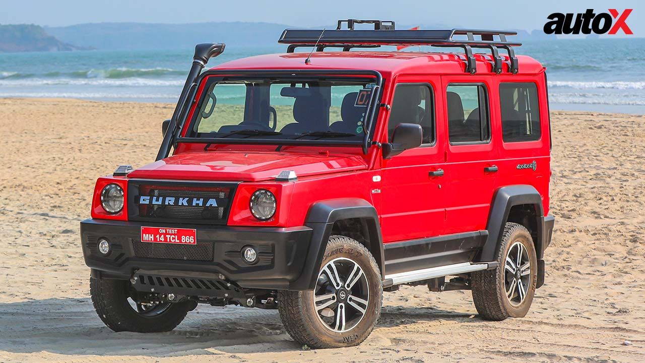 Force Gurkha 5-Door Front and Side View 