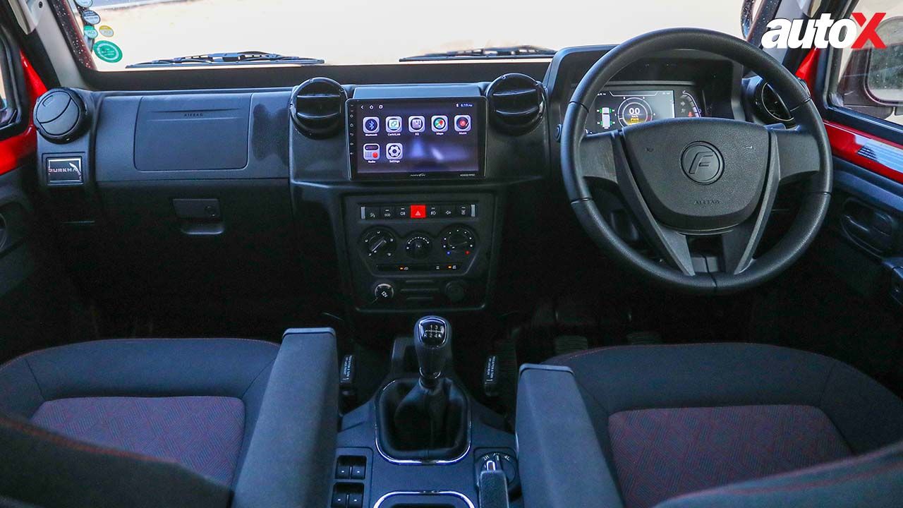 Force Motors Gurkha Dashboard