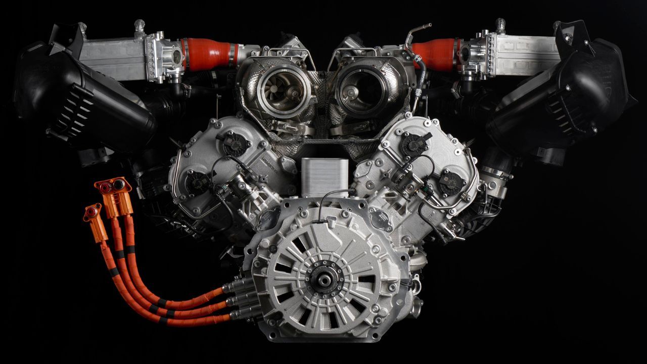 Lamborghini V8 Hybrid Engine