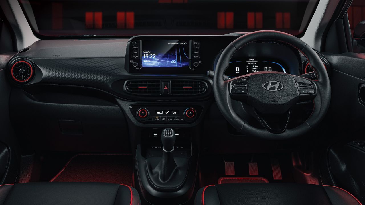 Hyundai Exter Knight Edition Interior