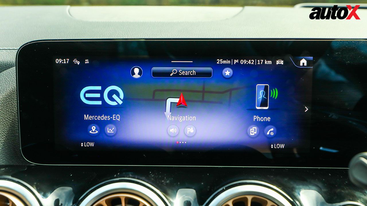 Mercedes Benz EQA Infotainment System