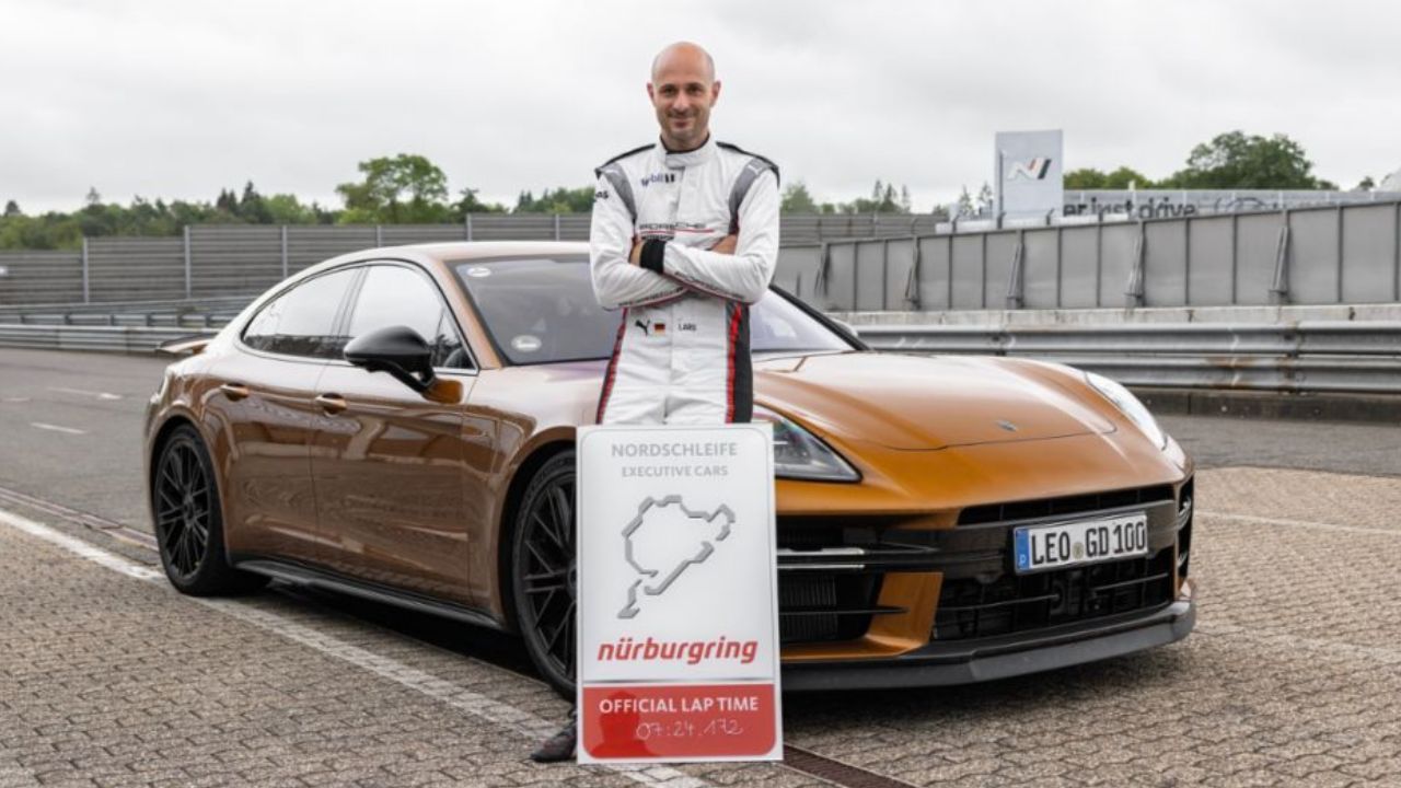 Porsche test driver Lars Kern