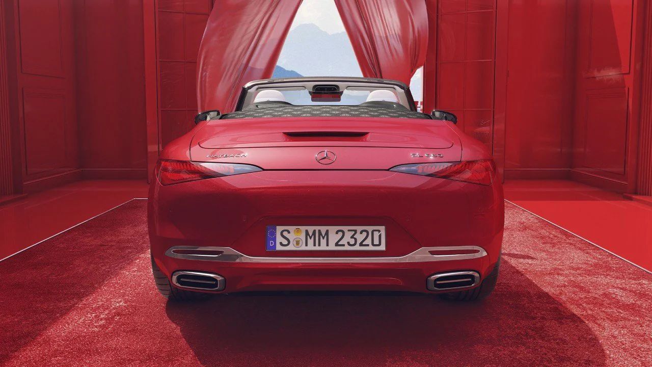  Mercedes Maybach SL 680 Rear