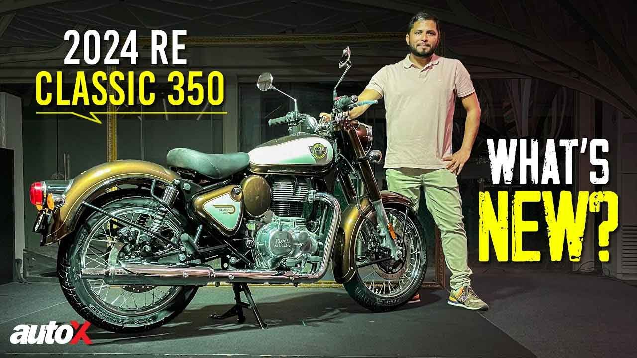 2024 Royal Enfield Classic 350 New Features LED Headlamp 7 New Colours Factory Customs AutoX