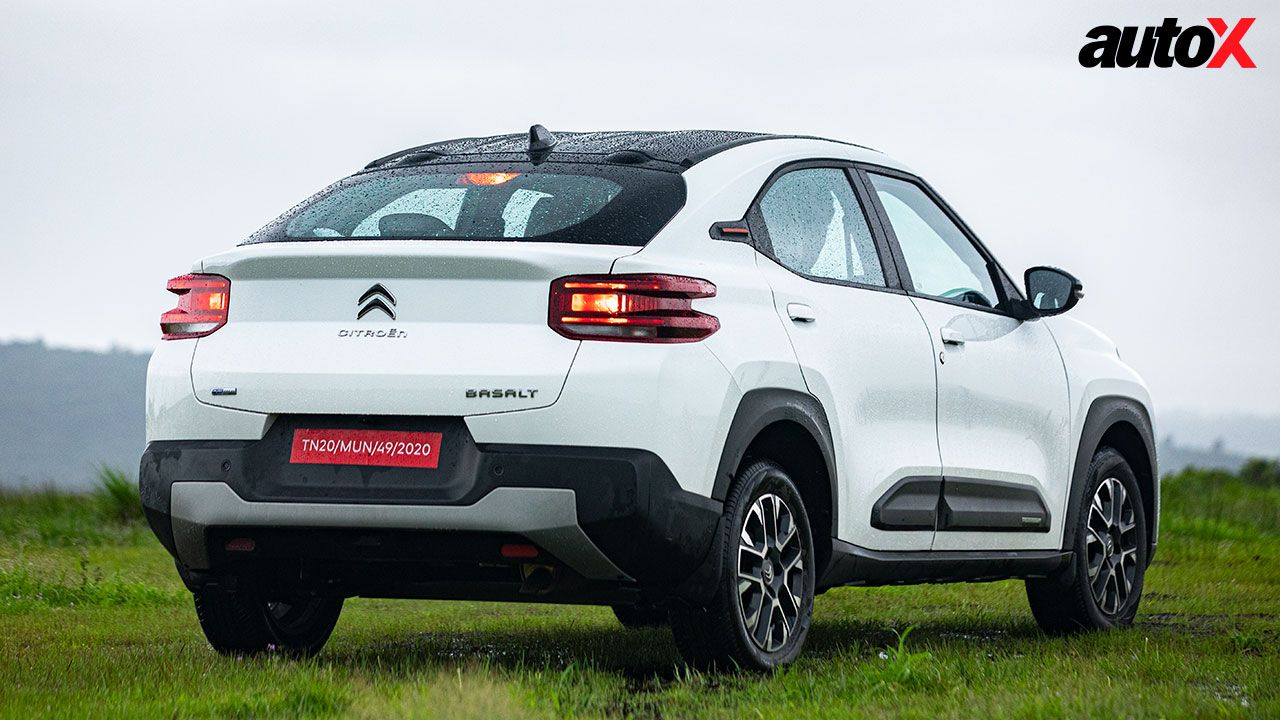 Citroen Basalt Rear and Right Side View