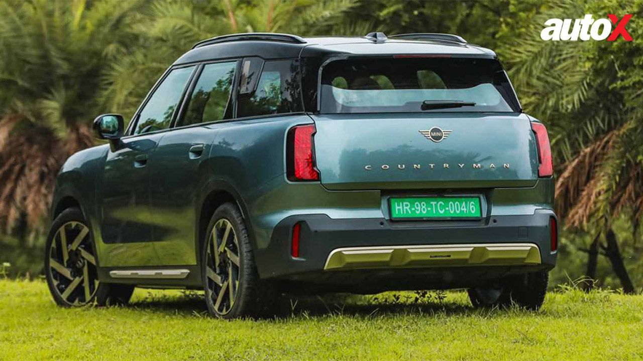 Mini Countryman Electric Rear and Side View