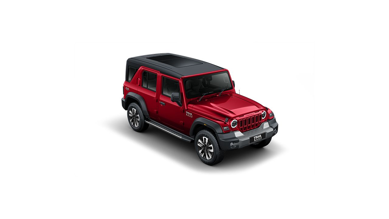 Mahindra Thar Roxx Tango Red