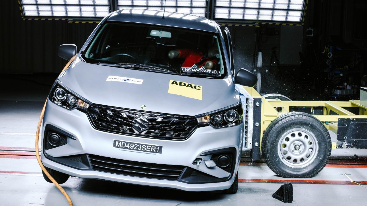 Maruti Suzuki Ertiga Crash Test for Safety Ratings