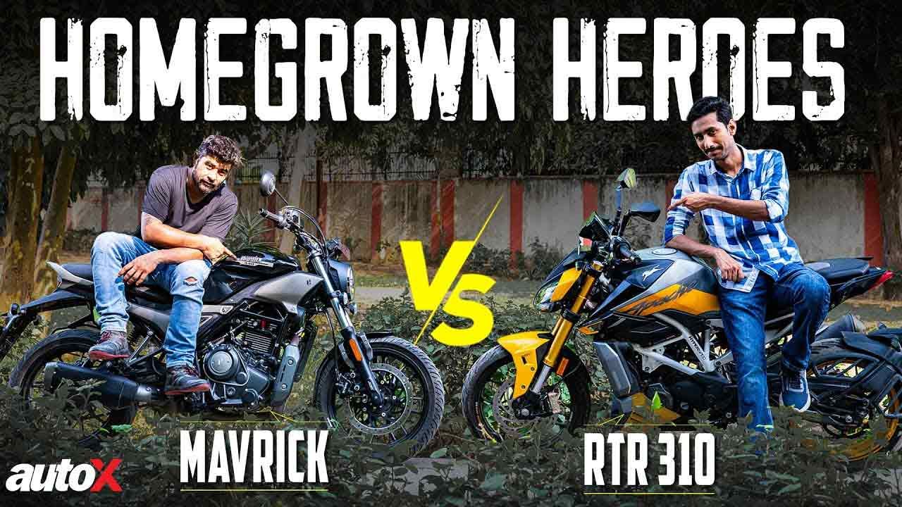 TVS Apache RTR 310 Vs Hero Mavrick 440 Comparison Which Is Indias Best Premium Bike 2024 AutoX