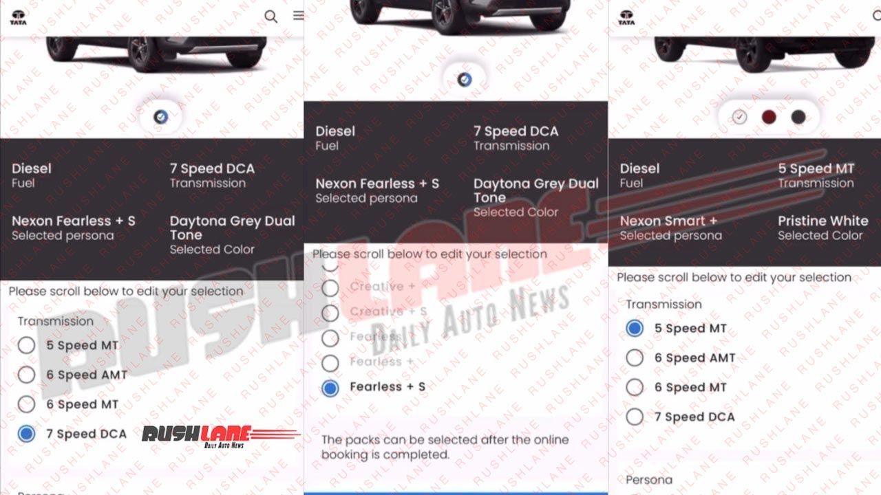 Tata Nexon Diesel DCT Leaked Image