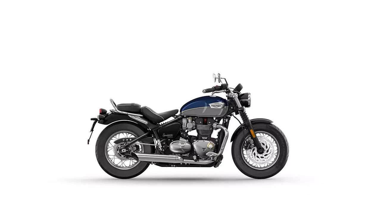 Triumph Bonneville Speedmaster Pacific Blue Silver Ice