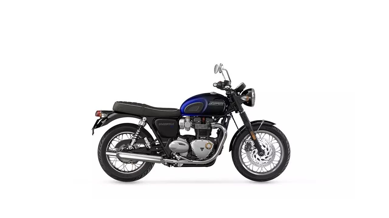 Triumph Bonneville T120 Sapphire Blue Silver Blue