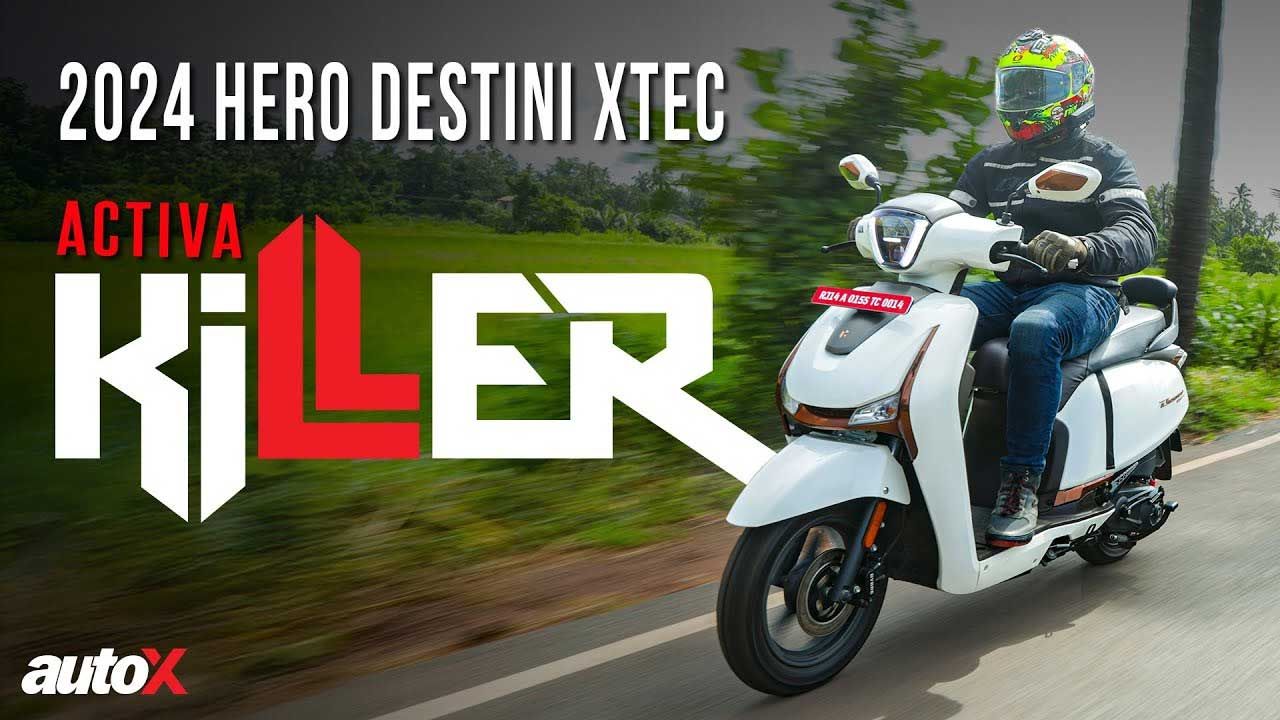 2024 Hero Destini 125 First Ride Review Better Than Activa And Jupiter Now India AutoX