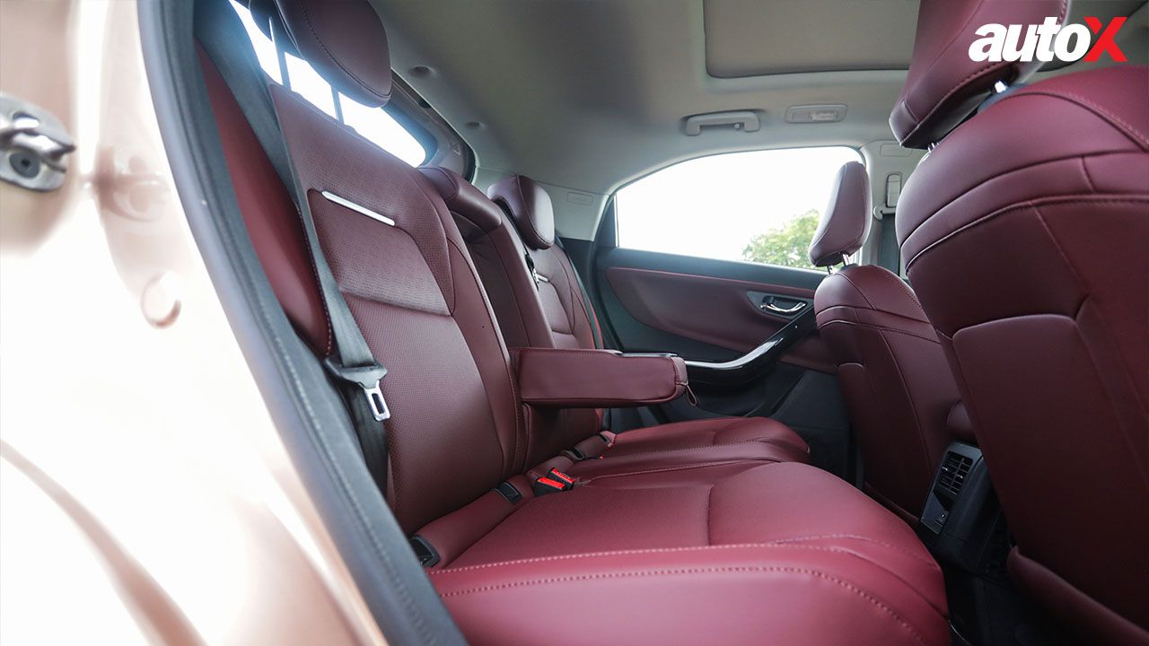 Tata Curvv rear seat