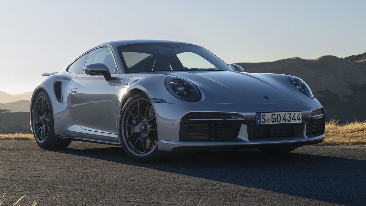 Porsche 911 Turbo 50 Years Edition Front and Side Profile