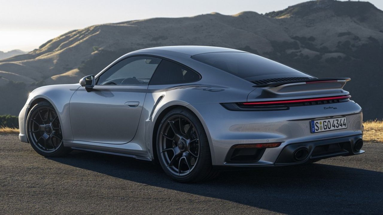 Porsche 911 Turbo 50 Years Edition Rear and Side Profile