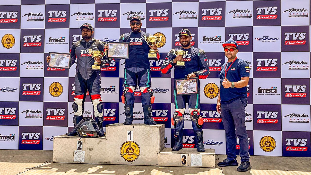 TVS Racing Winners