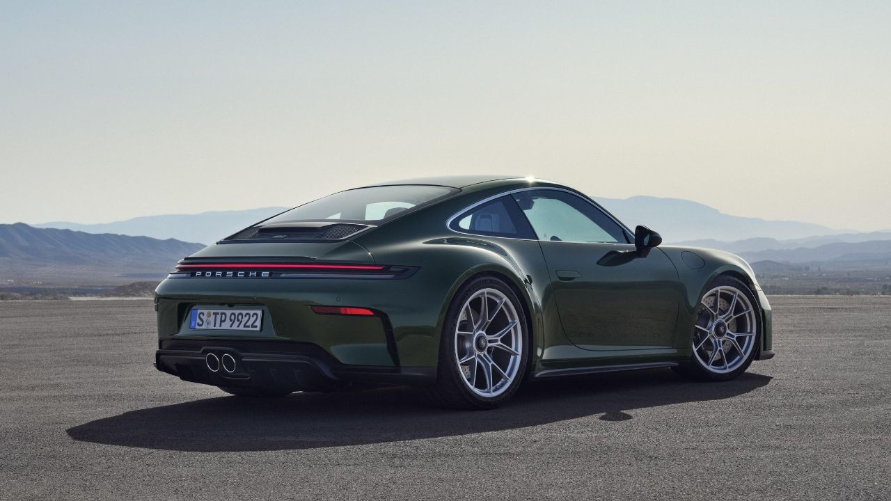 2025 Porsche 911 GT3 Touring Rear and Side View