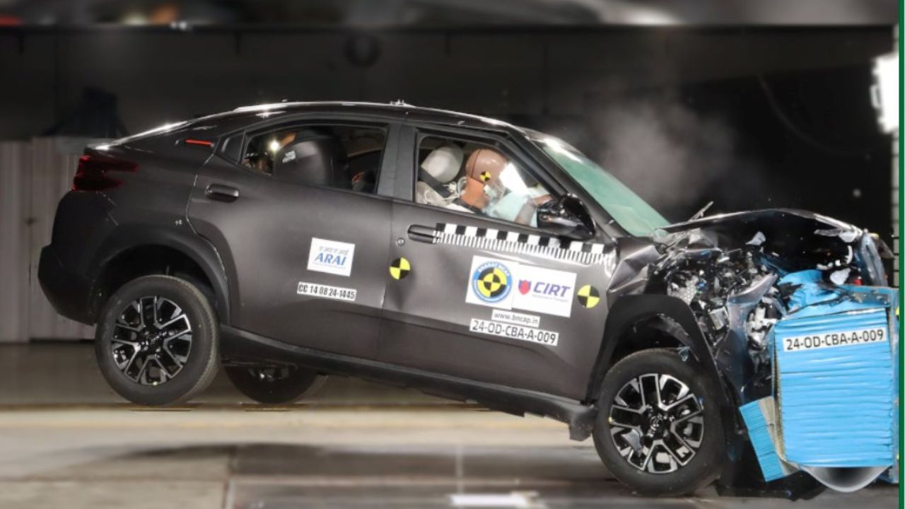 Citroen Basalt Bharat NCAP Crash Test