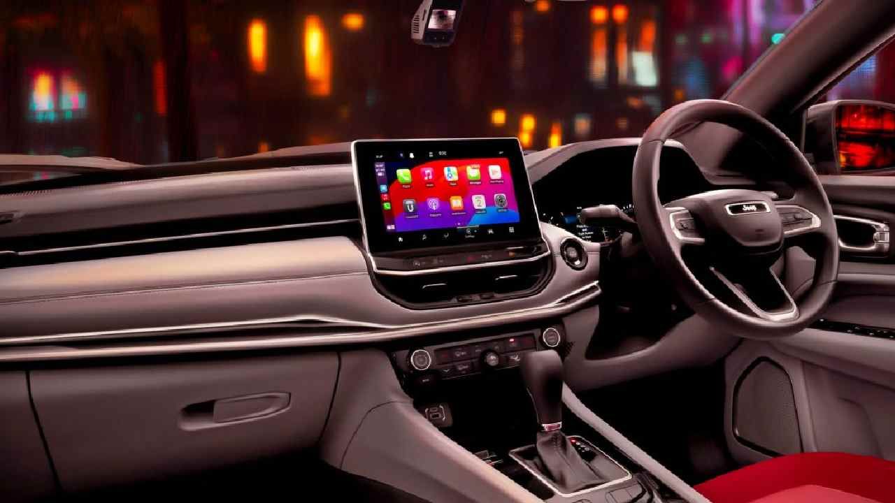 Jeep Compass Anniversary Edition's Touchscreen Display and Dashboard