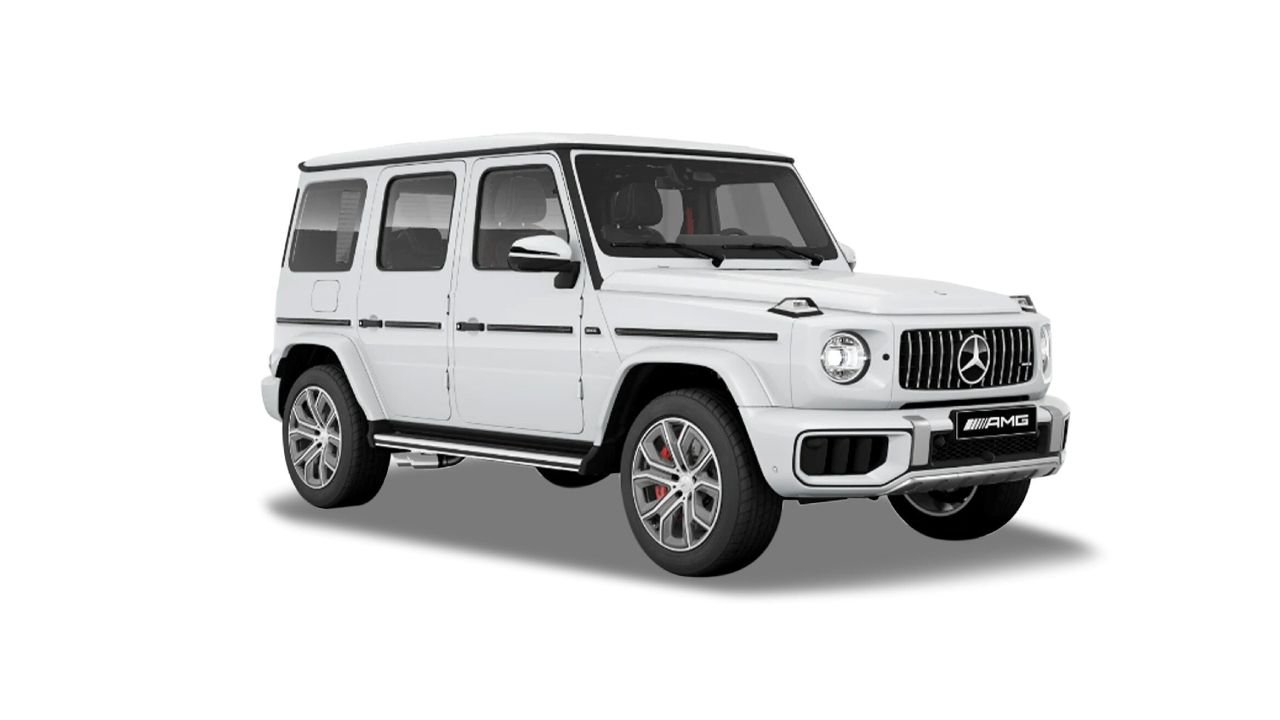 Mercedes Benz AMG G Class Opalite white bright