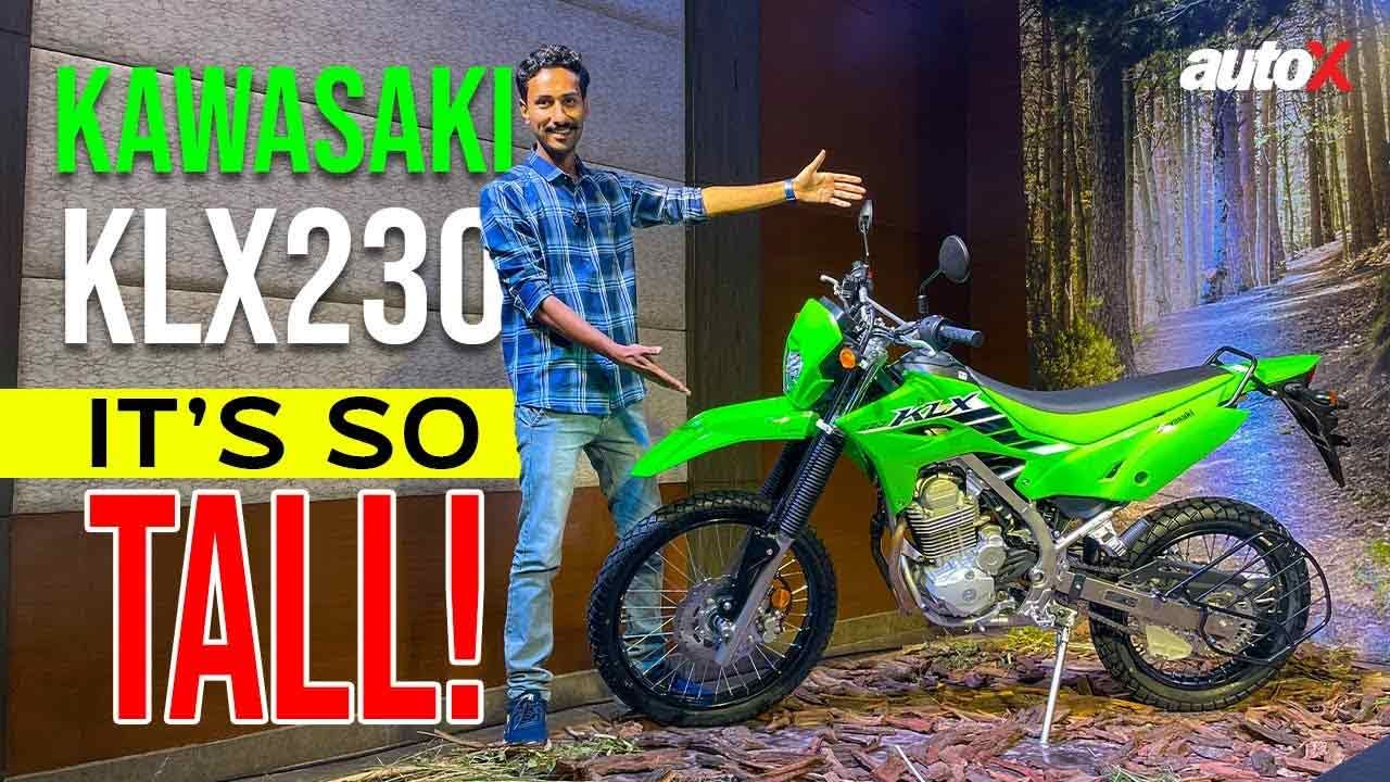 New Kawasaki KLX 230 First Look Road Legal Dirt Bike Coming To India 2024 AutoX