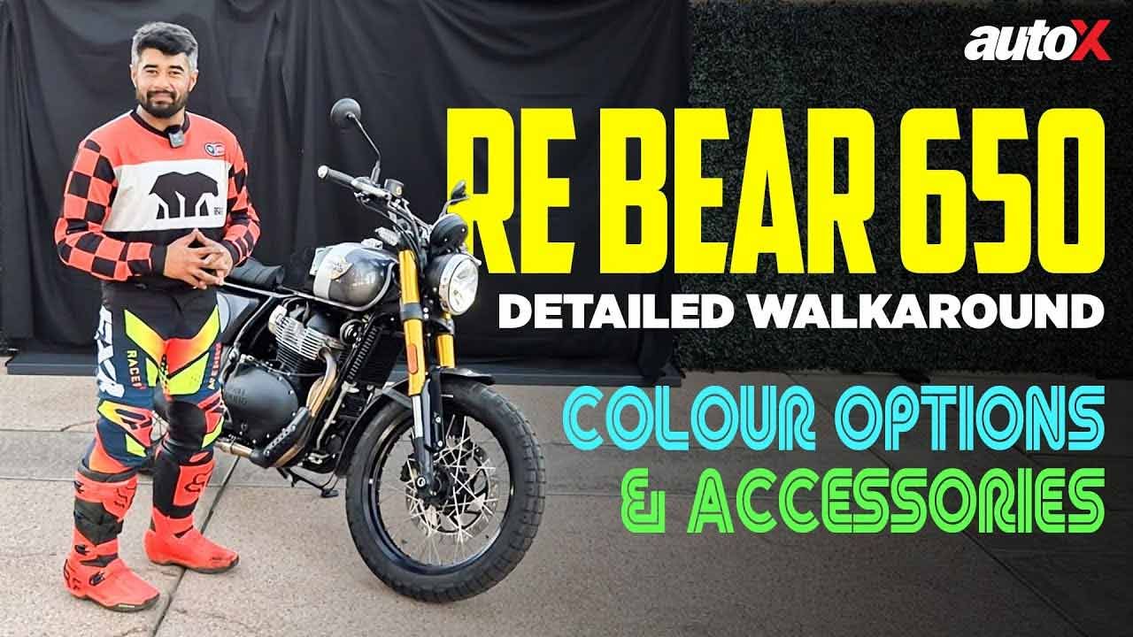 New Royal Enfield Bear 650 Specs Design Colour All Accessories Revealed First Look AutoX