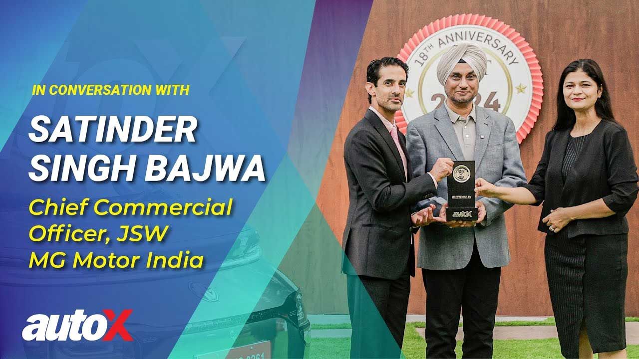 BaaS Has Boosted EV Adoption Satinder Singh Bajwa CCO JSW MG Motor India AutoX Awards 2024