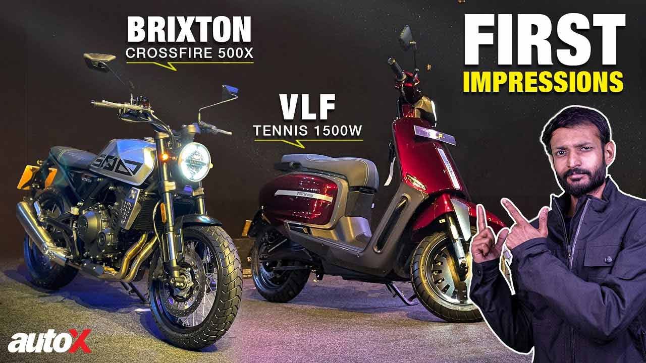 Brixton Crossfire 500X And VLF Tennis 1500W Launched In India Quick Review 2024 AutoX