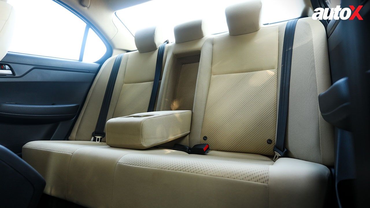 New Gen Honda Amaze Rear Seat