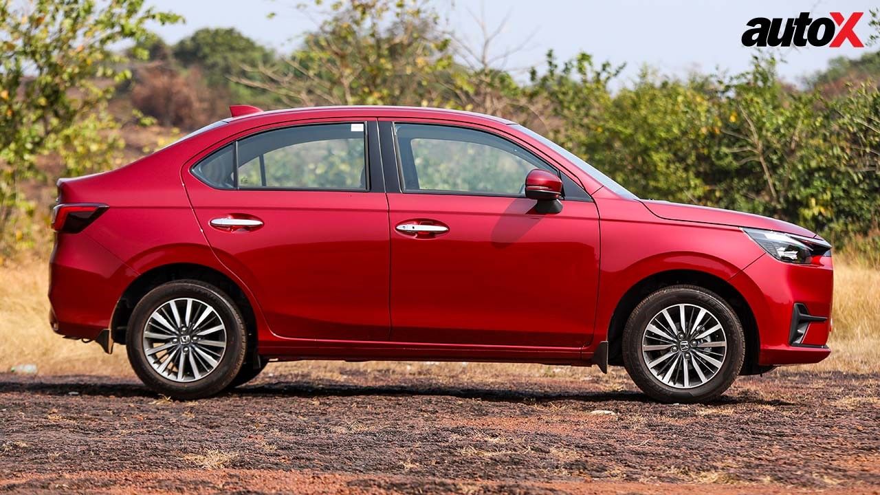 New Gen Honda Amaze Side View