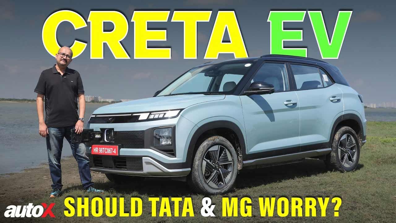 Hyundai Creta EV First Drive Review Indias Favourite SUV Goes Electric 2025 India AutoX